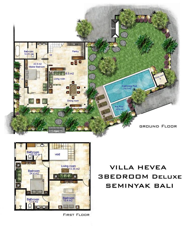 Hevea Villas Seminyak Exterior foto